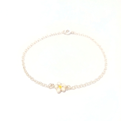 Pulsera Margarita esmaltada. Plata 925 - comprar online