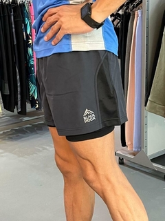 Short con calza Running Black Rock (Hombre) - comprar online