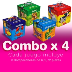 COMBO ROMPECABEZAS - 4 unidades