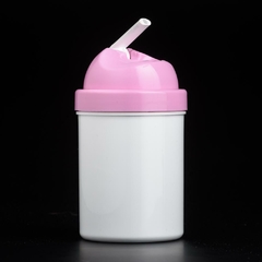 Vaso con tapa y pico color rosa linea Polymer - comprar online