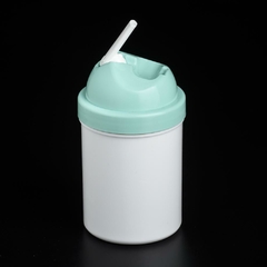 Vaso con tapa y pico color verde linea Polymer - Polymer-Mug