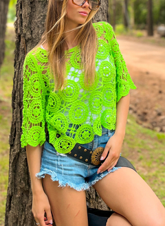 Blusa Prisma en Crochet en internet