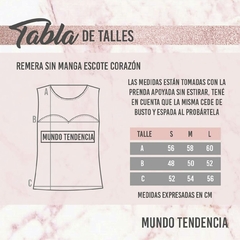 Musculosa Missy con tul en internet