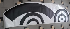 Vinilo de Corte-Diseño Geométrico Negro 45x200cm