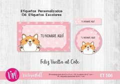 Etiquetas Escolares Personalizadas 02 en internet