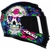 Capacete Axxis Eagle Skull Black Blue