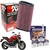 Filtro De Ar Honda Cb 600f Hornet 08-14 Kn Ha + 4 Velas