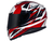 Capacete Mt Thunder3 Effect White/red