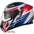 CAPACETE ZEUS 813 AN1 TRACK PEARL WHITE/BLUE