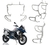 PROTETOR DE MOTOR BMW R 1200GS PRATA C PEDALEIRA CHAPAM 009 - loja online