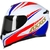 Capacete Axxis Eagle Hybrid White/blue/red Tamanhos - comprar online