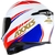 Capacete Axxis Eagle Hybrid White/blue/red Tamanhos - loja online