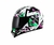 CAPACETE NORISK FF391 FAME GREEN/PINK