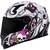 CAPACETE LS2 FF358 PIGMENT WHITE BLACK