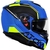 CAPACETE MT ATOM SV QUARK MATT BLUE YELLOW