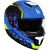 CAPACETE MT ATOM SV QUARK MATT BLUE YELLOW na internet