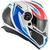 CAPACETE GIVI X21 SHIVER BRANCO AZUL VERMELHO - comprar online