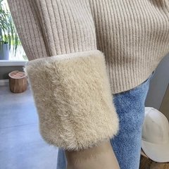 SWEATER ANDES PIEL BEIGE - CRISTINA PRIVITERA SHOWROOM