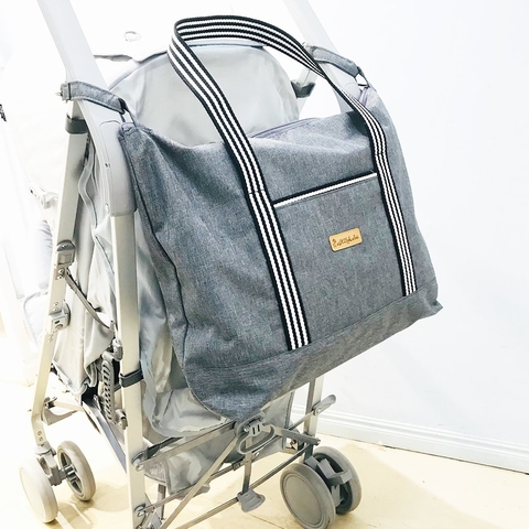 Bolso Maternal Urban Denim Melange - Estilo Bebé 