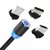 Cable Usb Magnético 3 En 1 Micro Usb / Type C / Lightning