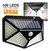 Aplique Reflector Solar 100 Led Recargable Luz Exterior Panel