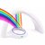 Lampara Proyector Arco Iris Rainbow Velador Infantil - comprar online