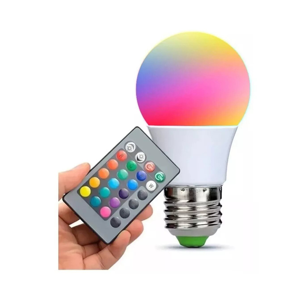 Foco LED RGB de 15W - Incluye Control Remoto