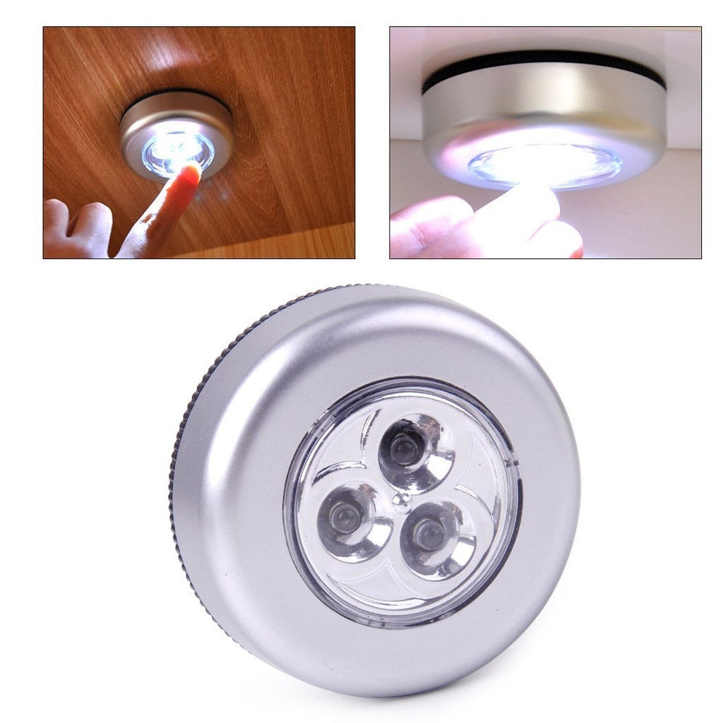 Luz de toque LED + 3 pilas AAA Macrotel  -  | Compra en 6  Cuotas Sin Interés