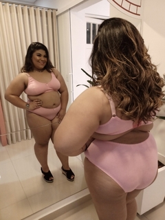 Calcinha Plus Size Kate Cotton Liso - comprar online