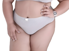 Calcinha Plus Size Célia Cotton Liso