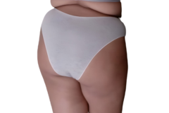 Calcinha Plus Size Célia Cotton Liso - comprar online