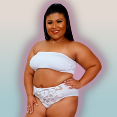 Calcinha Plus Size Roberta Renda