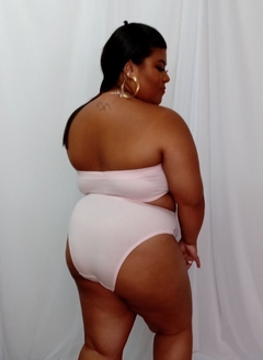 Calcinha Plus Size Rosa - Cotton - Marilyn Plus