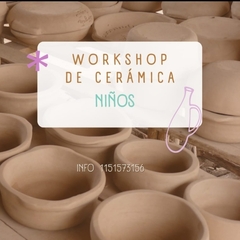 Workshop cerámica Niños 12 de mayo (seña)