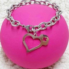 PULSERA TIFFANY 8MM DIJE CORAZÓN ENFERMERA - comprar online