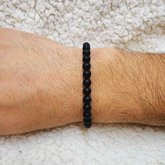 PULSERA NEGRAS MATE