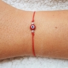 PULSERA HILO ROJO OJO ROJO REDONDO