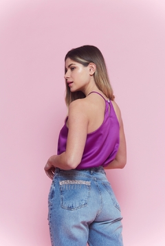 Top Salome violeta - comprar online