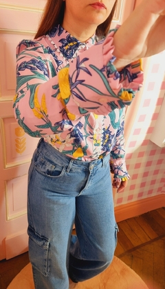 Camisa Lilia rosa - tienda online