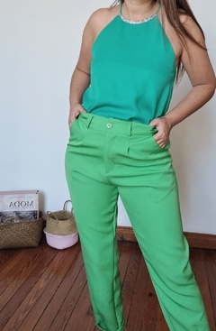 Pantalón Jazmín verde - Maura