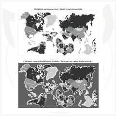 Modelo MAPA13 Político - Varios Colores en internet