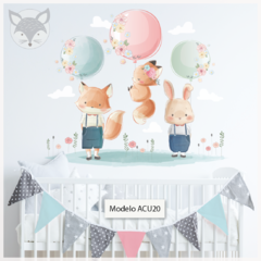 Modelo ACU20 Animalitos con globos