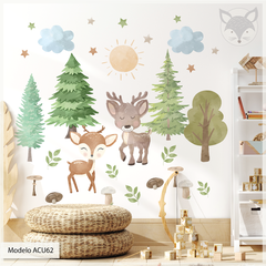 Modelo ACU62 Forest bambi acuarela - comprar online