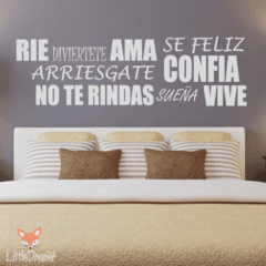 Modelo BED28 Frase RIE AMA VIVE - comprar online