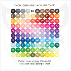 MT04 - Lunares - Color a Elección - 1 color por plancha en internet