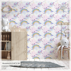 Modelo ELD.ACU.39 arcoíris y unicornios - comprar online