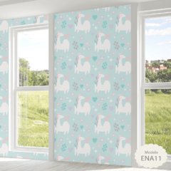 Modelo ENA11 Unicornio Mint - Little Dreamer Deco - vinilos decorativos infantiles