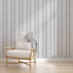 Modelo EW.TEX.06 textura de rayas de lino verticales tejidas color gris en internet