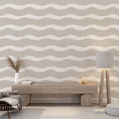 Modelo EW.TEX.07 textura de ondas de lino tejidas horizontales beige en internet