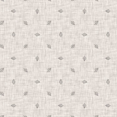 Modelo EW.TEX.15 hoja de damasco sobre patrón de lino beige - Little Dreamer Deco - vinilos decorativos infantiles